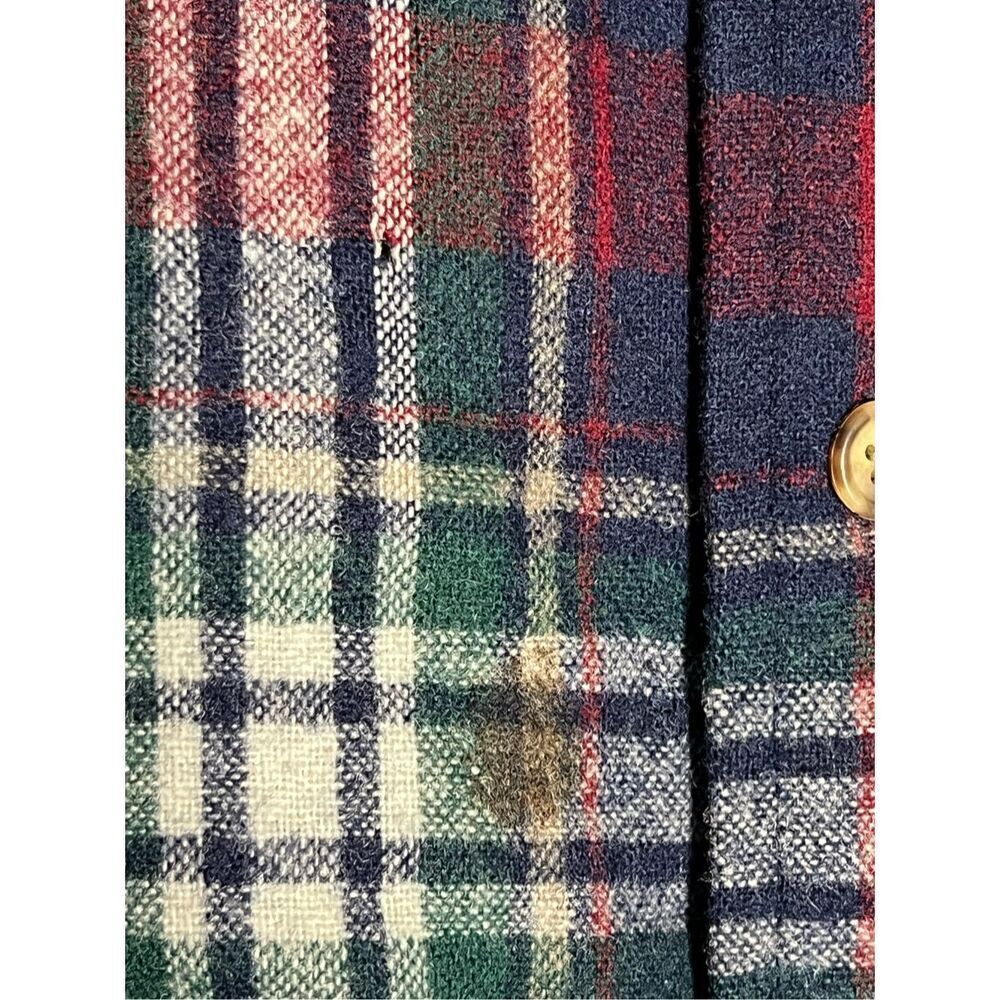 Pendleton Wool Plaid Flannel Button Down Shirt - image 8